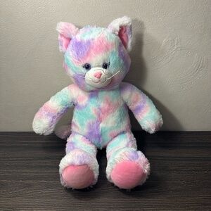 Build-A-Bear Pastel Swirl Kitty Stuffed Animal